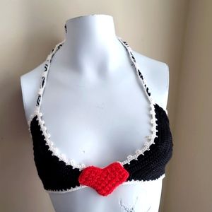 NWOTHand made beach wear L C cup adjustable ties